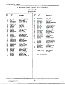 Basic Body Page 2 parts for Frigidaire Range 4863A from AppliancePartsPros.com