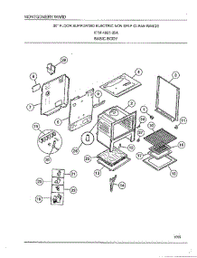 Basic Body parts for Frigidaire Range 4821A from AppliancePartsPros.com