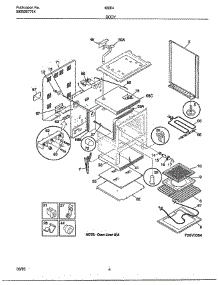 Body parts for Frigidaire Range 486640B from AppliancePartsPros.com