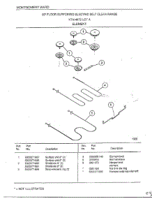 Element parts for Frigidaire Range 4872A from AppliancePartsPros.com