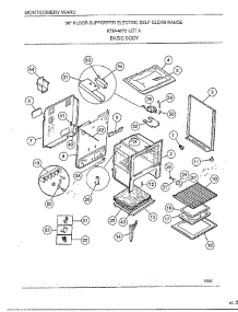 Basic Body parts for Frigidaire Range 4872A from AppliancePartsPros.com