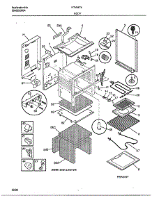 Body parts for Frigidaire Range 4874-87A from AppliancePartsPros.com