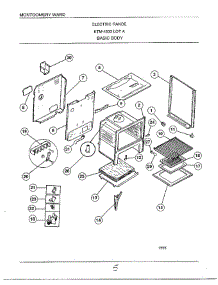 Basic Body parts for Frigidaire Range 4833A from AppliancePartsPros.com