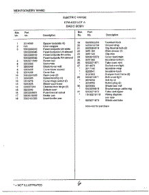 Basic Body Page 2 parts for Frigidaire Range 4833A from AppliancePartsPros.com