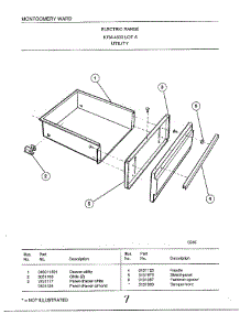 Utility parts for Frigidaire Range 4833A from AppliancePartsPros.com