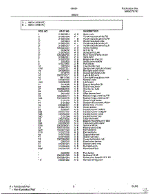 Body Page 2 parts for Frigidaire Range 486647E from AppliancePartsPros.com
