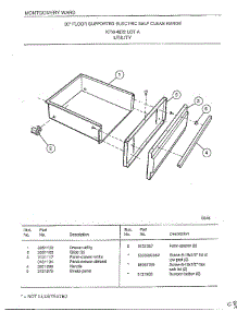 Utility parts for Frigidaire Range 4872A from AppliancePartsPros.com