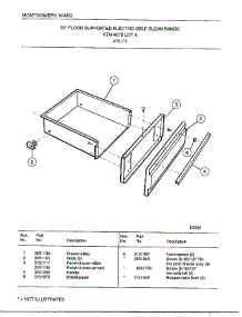 Utility parts for Frigidaire Range 4879A from AppliancePartsPros.com