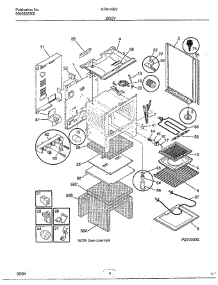 Body parts for Frigidaire Range 4893-80B from AppliancePartsPros.com