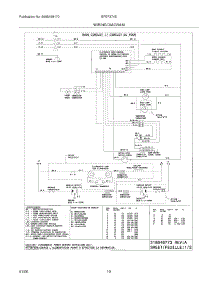 10 - Wiring Diagram parts for Frigidaire Range BFEF374EB2 from AppliancePartsPros.com
