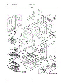 05 - Body parts for Frigidaire Range BGEF3044KFB from AppliancePartsPros.com