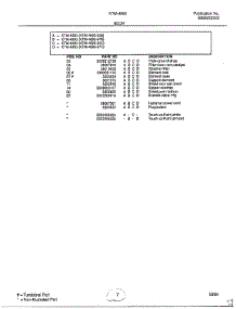Body Page 4 parts for Frigidaire Range 4893-80B from AppliancePartsPros.com