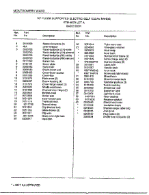 Basic Body Page 2 parts for Frigidaire Range 4879A from AppliancePartsPros.com