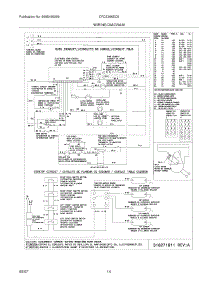 14 - Wiring Diagram parts for Frigidaire Range CFCS366EC5 from AppliancePartsPros.com