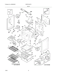 07 - Body parts for Frigidaire Range BGGF3042KFC from AppliancePartsPros.com