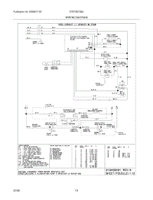 10 - Wiring Diagram parts for Frigidaire Range CFEF357GS2 from AppliancePartsPros.com