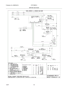 12 - Wiring Diagram parts for Frigidaire Range CFEF358EC4 from AppliancePartsPros.com