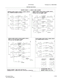 11 - Wiring Diagram parts for Frigidaire Range CFEF372EC4 from AppliancePartsPros.com