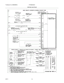 12 - Wiring Diagram parts for Frigidaire Range CFGS3035LS1 from AppliancePartsPros.com
