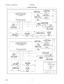 12 - Wiring Diagram parts for Frigidaire Range CFGS365ES5 from AppliancePartsPros.com