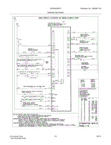 13 - Wiring Diagram parts for Frigidaire Range CGDS3065KF3 from AppliancePartsPros.com