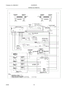 10 - Wiring Schematic parts for Frigidaire Range CGLEFM97DBB from AppliancePartsPros.com