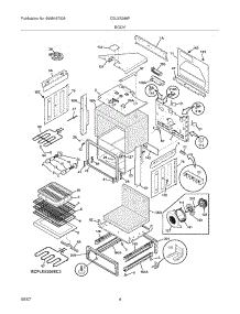 05 - Body parts for Frigidaire Range CGLES389FS3 from AppliancePartsPros.com