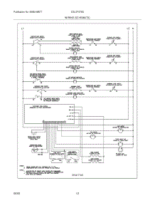 12 - Wiring Schematic parts for Frigidaire Range CGLEF379DSF from AppliancePartsPros.com