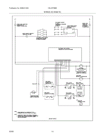 14 - Wiring Schematic parts for Frigidaire Range CGLGF388DSC from AppliancePartsPros.com