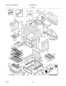 07 - Body parts for Frigidaire Range CPDS3085KF2 from AppliancePartsPros.com