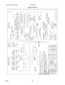 14 - Wiring Diagram parts for Frigidaire Range CPLCF489DC2 from AppliancePartsPros.com