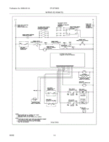 14 - Wiring Schematic parts for Frigidaire Range CPLGF390DCD from AppliancePartsPros.com
