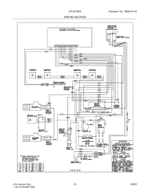 15 - Wiring Diagram parts for Frigidaire Range CPLGF390DCD from AppliancePartsPros.com