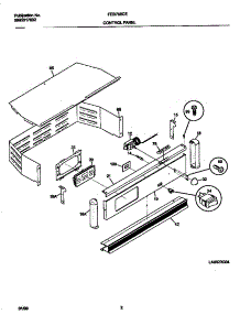 02 - Control Panel parts for Frigidaire Oven FEB755CESF from AppliancePartsPros.com