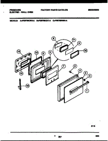 03 - Door Parts parts for Frigidaire Oven FEB756BBBA from AppliancePartsPros.com