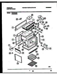 05 - Body Parts parts for Frigidaire Range FED354BABC from AppliancePartsPros.com