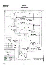 10 - Wiring Diagram parts for Frigidaire Range FED355ABF from AppliancePartsPros.com