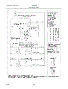 10 - Wiring Diagram parts for Frigidaire Range FED300ESC from AppliancePartsPros.com