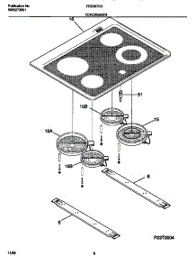 04 - Top / Drawer parts for Frigidaire Range FED367CCS3 from AppliancePartsPros.com