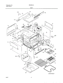 05 - Body parts for Frigidaire Range FED355CCBJ from AppliancePartsPros.com