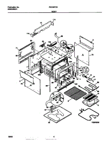 03 - Body parts for Frigidaire Range FED367CETB from AppliancePartsPros.com