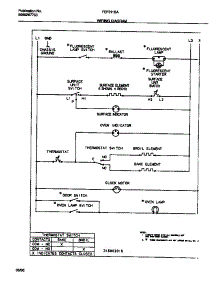 06 - Wiring Diagram parts for Frigidaire Range FEF311SADB from AppliancePartsPros.com