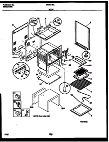 03 - Body Parts parts for Frigidaire Range FEF311SADA from AppliancePartsPros.com