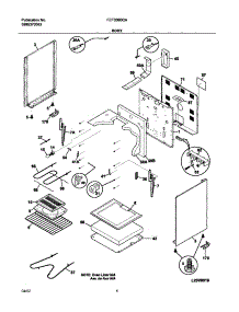 05 - Body parts for Frigidaire Range FEF336BCA from AppliancePartsPros.com