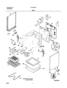 05 - Body parts for Frigidaire Range FEF336BCD from AppliancePartsPros.com