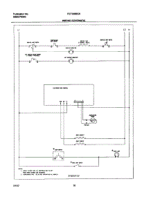 10 - Wiring Schematic parts for Frigidaire Range FEF336BCA from AppliancePartsPros.com