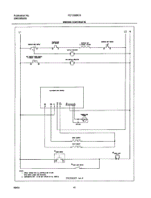 10 - Wiring Schematic parts for Frigidaire Range FEF336BCD from AppliancePartsPros.com