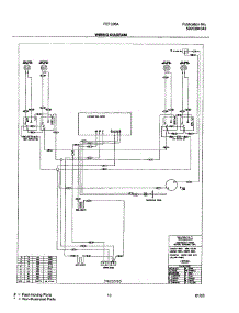 13 - Wiring Diagram parts for Frigidaire Range FEF326ASE from AppliancePartsPros.com