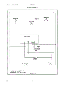 10 - Wiring Schematic parts for Frigidaire Range FEF329DSC from AppliancePartsPros.com