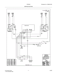 11 - Wiring Diagram parts for Frigidaire Range FEF329DSC from AppliancePartsPros.com